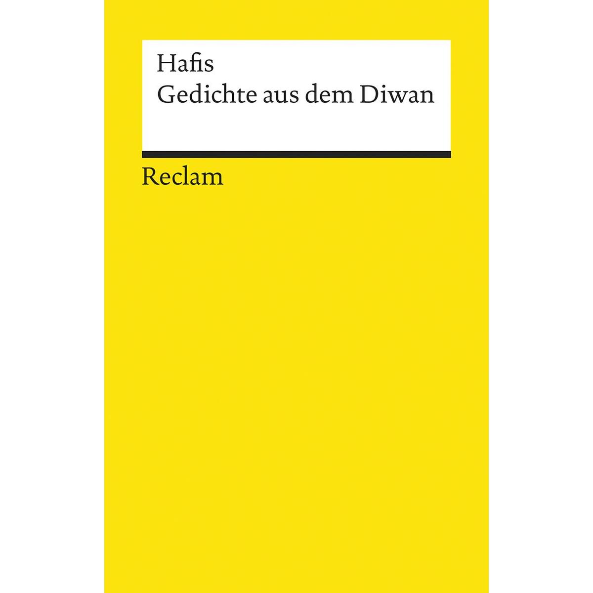 Gedichte aus dem Diwan Gedichte aus dem Diwan von Reclam Philipp Jun.