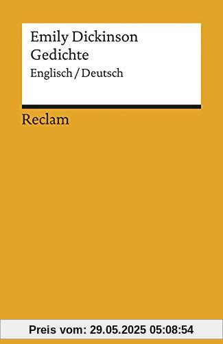 Gedichte: Englisch/Deutsch (Reclams Universal-Bibliothek)