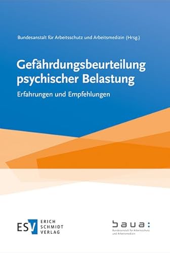 Gefährdungsbeurteilung psychischer Belastung: Erfahrungen und Empfehlungen von Schmidt, Erich Verlag