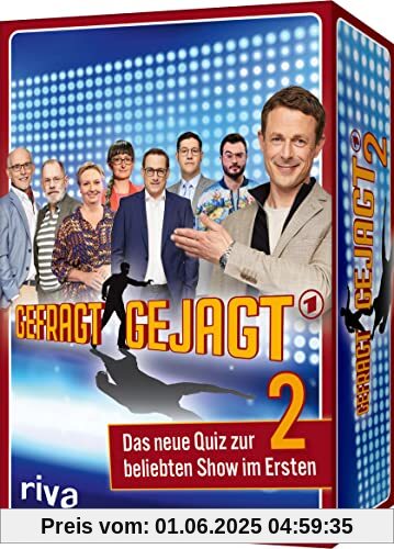 Gefragt – Gejagt 2 – Das neue Quiz zur beliebten Show im Ersten: Trainiere dein Allgemeinwissen mit über 200 kniffligen Fragen. Das perfekte Geschenk für alle Quiz- und Rätsel-Fans Gefragt – Gejagt 2 – Das neue Quiz zur beliebten Show im Ersten: Trainiere dein Allgemeinwissen mit über 200 kniffligen Fragen. Das perfekte Geschenk für alle Quiz- und Rätsel-Fans