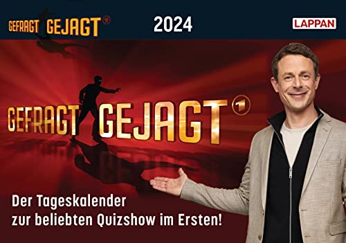 Gefragt Gejagt – Tageskalender 2024: Der Kalender zur beliebten Quizshow im Ersten | Jeden Tag eine neue spannende Frage für Quizfans von Lappan Verlag