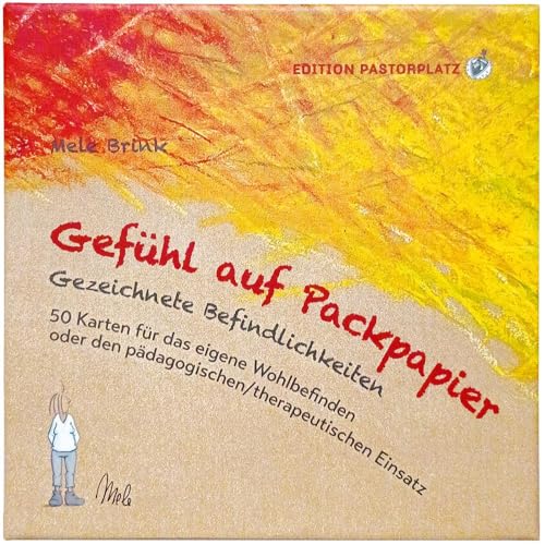 Gefühl auf Packpapier – Gezeichnete Befindlichkeiten (Luxusbox): 50 Karten für das eigene Wohlbefinden oder den pädagogischen/therapeutischen Einsatz von Edition Pastorplatz