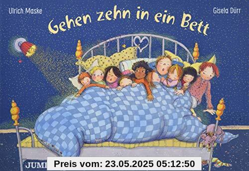 Gehen zehn in ein Bett