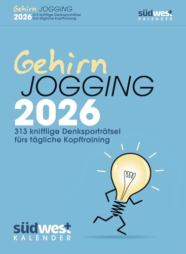 Gehirnjogging 2026 - 313 knifflige Denksporträtsel fürs tägliche Kopftraining - Textabreißkalender zum Aufstellen oder Aufhängen Gehirnjogging 2026 - 313 knifflige Denksporträtsel fürs tägliche Kopftraining - Textabreißkalender zum Aufstellen oder Aufhängen von Südwest Verlag