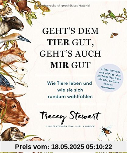 Geht's dem Tier gut, geht's auch mir gut: Wie Tiere leben und wie sie sich rundum wohlfühlen Geht's dem Tier gut, geht's auch mir gut: Wie Tiere leben und wie sie sich rundum wohlfühlen