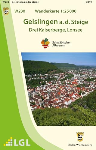 W230 Wanderkarte 1:25 000 Geislingen a. d. Steige: Drei Kaiserberge, Lonsee W230 Wanderkarte 1:25 000 Geislingen a. d. Steige: Drei Kaiserberge, Lonsee von LVA Baden-Wrttemberg