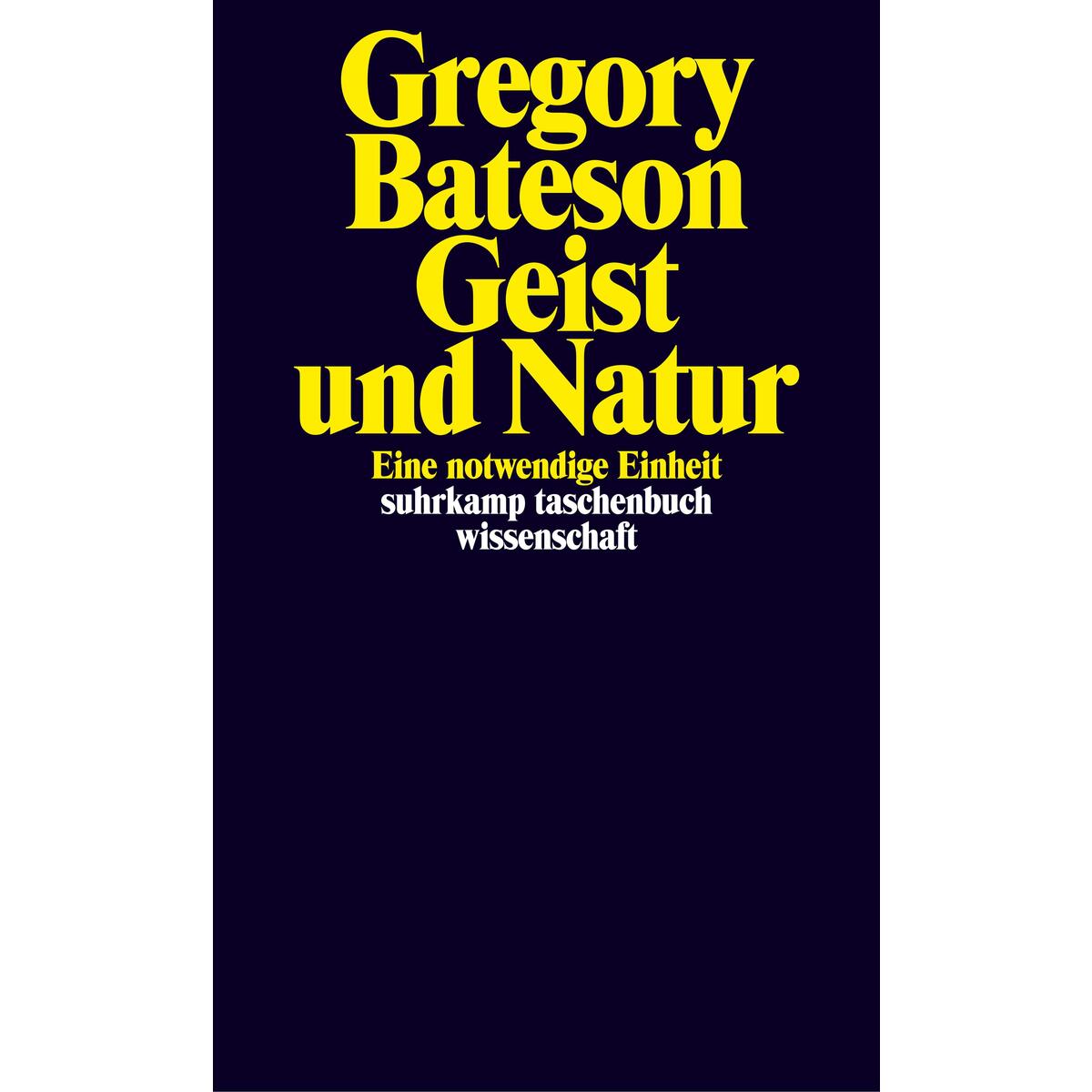 Geist und Natur von Suhrkamp Verlag AG
