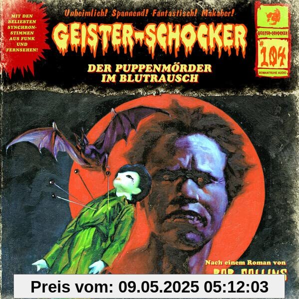 Geister Schocker CD 104: Der Puppenmörder im Blutrausch (Geister Schocker Hörspiel)