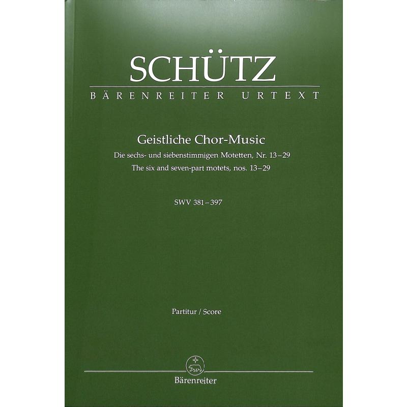 Geistliche Chormusik Geistliche Chormusik