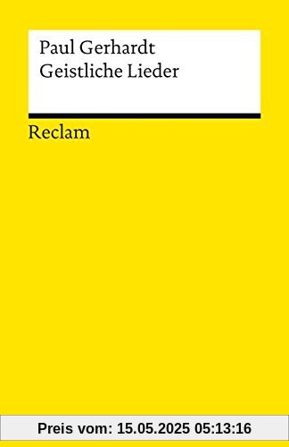 Geistliche Lieder (Reclams Universal-Bibliothek)