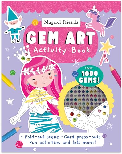 Gem Art Activity Book: Magical Friends von North Parade Publishing