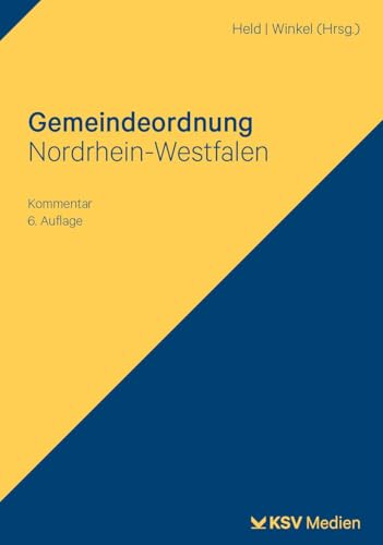 Gemeindeordnung Nordrhein-Westfalen: Kommentar von KSV Medien Wiesbaden