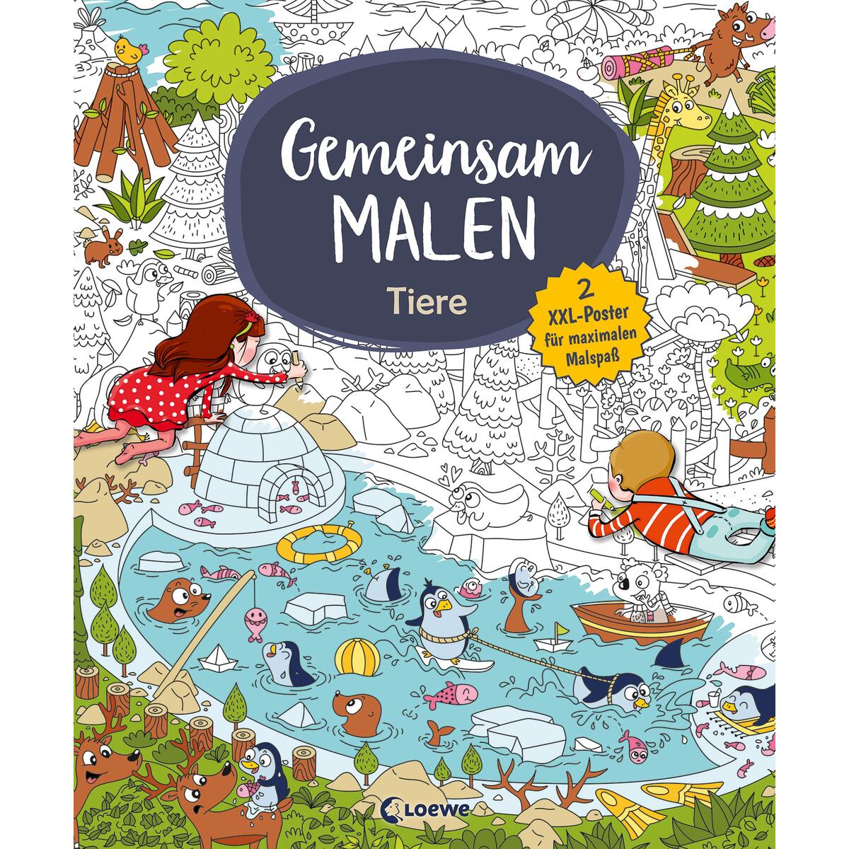 Gemeinsam malen - Tiere Gemeinsam malen - Tiere von Loewe Verlag GmbH