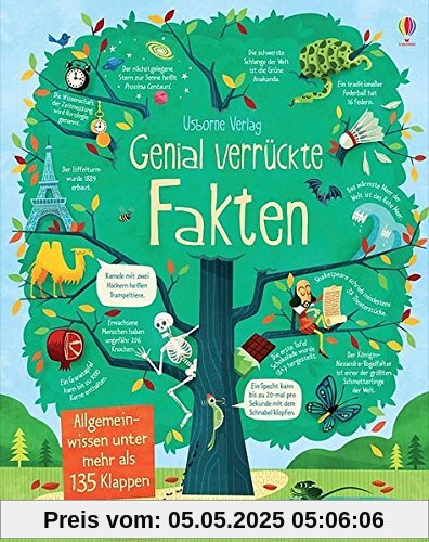 Genial verrückte Fakten: Allgemeinwissen unter mehr als 135 Klappen Genial verrückte Fakten: Allgemeinwissen unter mehr als 135 Klappen
