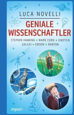 Geniale Wissenschaftler: Stephen Hawking, Marie Curie, Einstein, Galilei, Edison, Newton von Impian GmbH