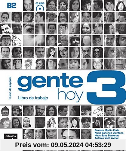 Gente hoy 3 (B2): Libro de trabajo + Audio-CD (MP3)
