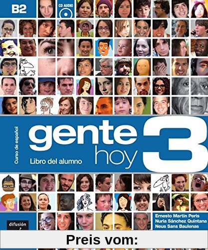 Gente hoy 3 (B2): Libro del alumno + Audio-CD (MP3)