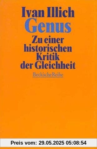 Genus: Zu einer historischen Kritik der Gleichheit Genus: Zu einer historischen Kritik der Gleichheit