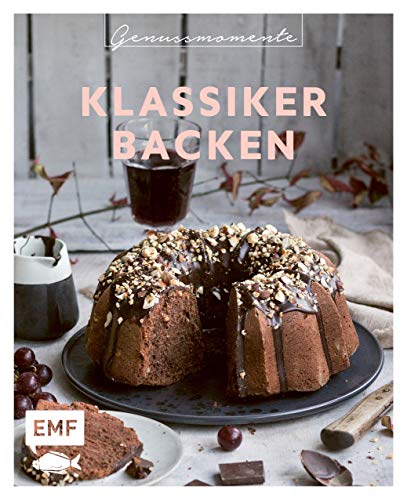 Genussmomente: Klassiker Backen: Schnell und einfach backen: Lieblingsrezepte für Käsekuchen, Bienenstich, Streuselkuchen, Donauwelle, Marmorkuchen, ... im handlichen Format und modernem Design)