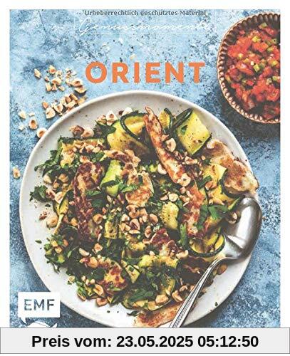 Genussmomente: Orient: Schnelle und einfache Rezepte für Hummus, Falafel und Co. – Rindfleisch-Dattel-Tajine, Blätterteig-Börek mit Tomaten-Walnuss-Füllung, Marokkanischer Orangenkuchen und mehr!