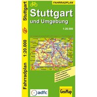 GeoMap Fahrradplan Stuttgart und Umgebung