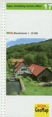 Hagen, Gevelsberg, Iserlohn, Witten Blatt 17, topographische Wanderkarte NRW von GeoMap / Landesvermessungsamt NRW