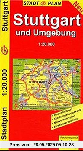 GeoMap Stadtpläne, Stuttgart und Umgebung GeoMap Stadtpläne, Stuttgart und Umgebung