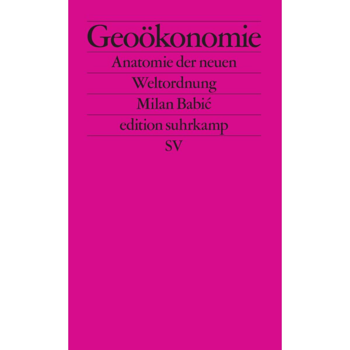 Geoökonomie von Suhrkamp Verlag