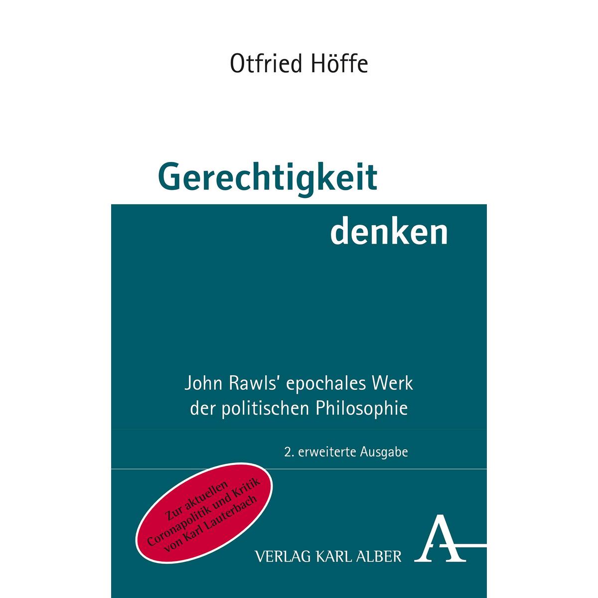 Gerechtigkeit denken von Karl Alber i.d. Nomos Vlg