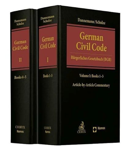 German Civil Code Volume I and II: Books 1-5 (Beck international) von C.H.Beck