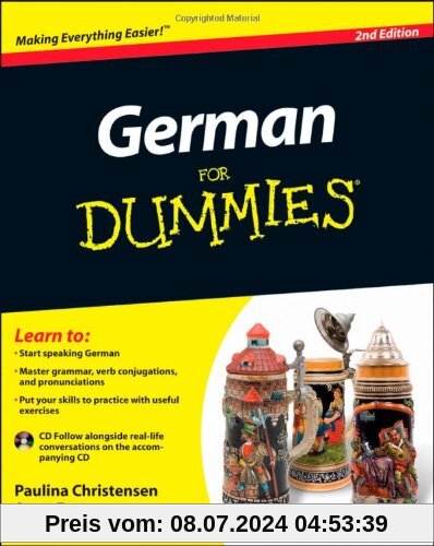 German For Dummies: (with CD)