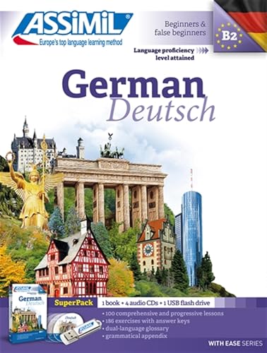 German Super Pack: German Approach to English: German with Ease - Pack: Book and 4 CDs plus USB stick German Super Pack: German Approach to English: German with Ease - Pack: Book and 4 CDs plus USB stick