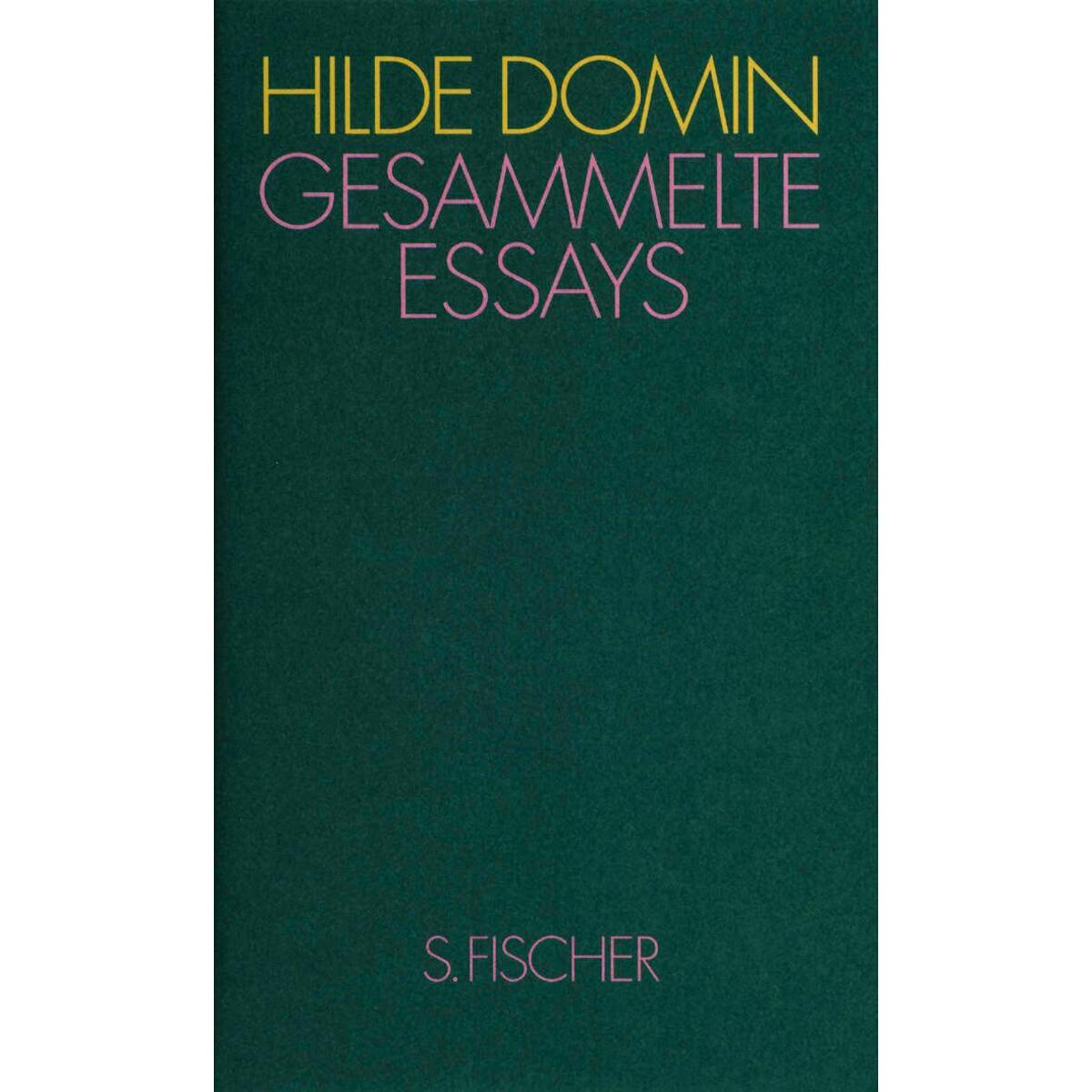 Gesammelte Essays von FISCHER, S.