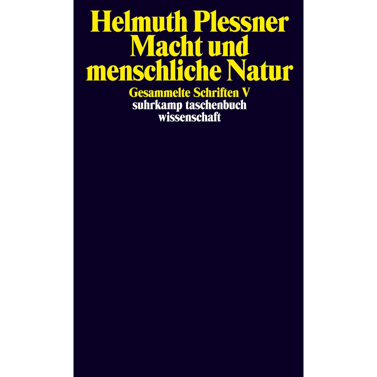 Gesammelte Schriften 5. Macht und menschliche Natur Gesammelte Schriften 5. Macht und menschliche Natur von Suhrkamp Verlag