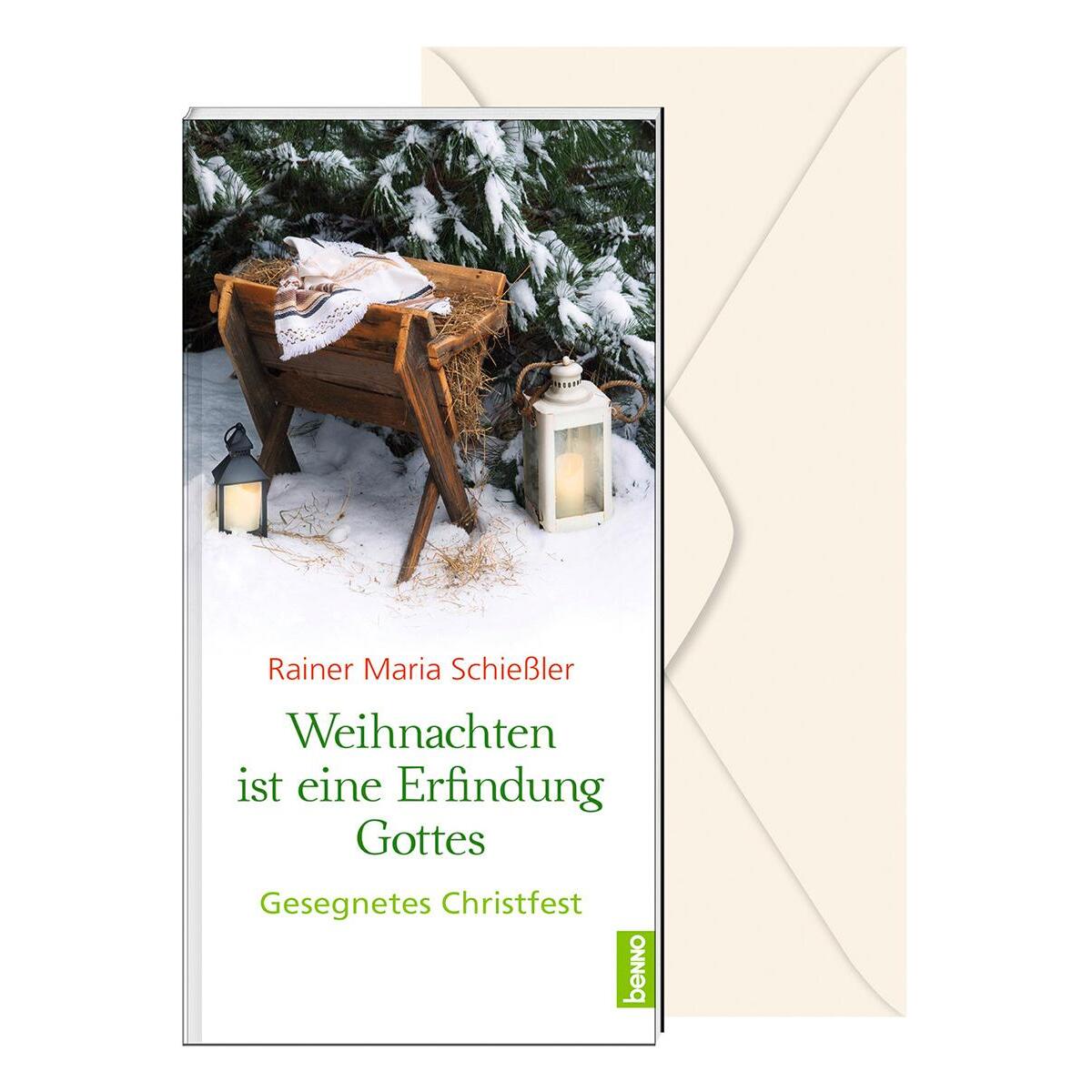 Geschenkheft »Weihnachten ist eine Erfindung Gottes« Geschenkheft »Weihnachten ist eine Erfindung Gottes« von St. Benno Verlag