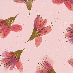 Geschenkpapier Blüten, rosa, FSC MIX von RICO-Design tap