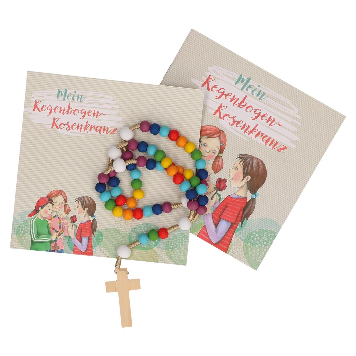 Geschenkset - Mein Regenbogen Rosenkranz von Butzon und Bercker