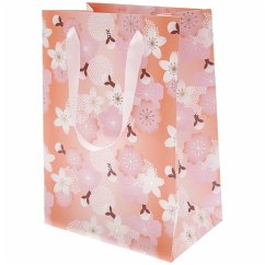 Geschenktüte Sakura Sakura, orange, M, FSC MIX von RICO-Design tap