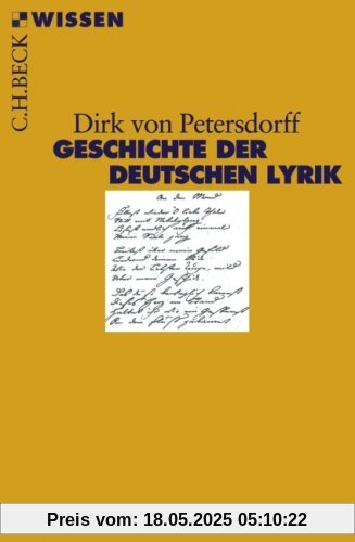 Geschichte der deutschen Lyrik