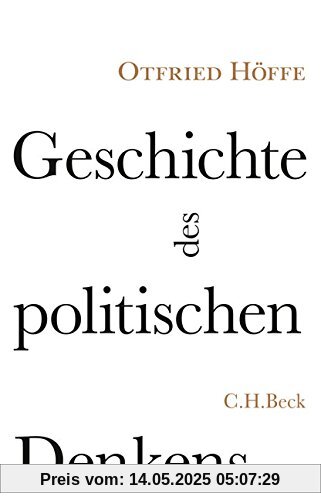 Geschichte des politischen Denkens: Zwölf Porträts und acht Miniaturen