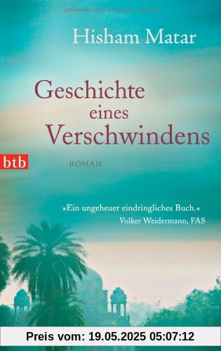 Geschichte eines Verschwindens: Roman