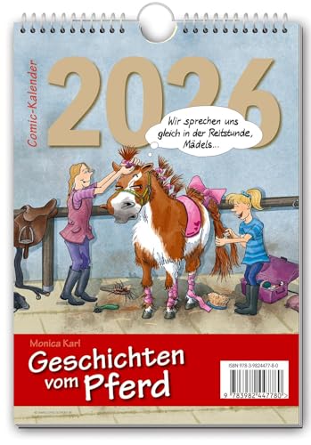 Geschichten vom Pferd 2026: Comic-Kalender von Grafische Anstalten Hassa & Karl