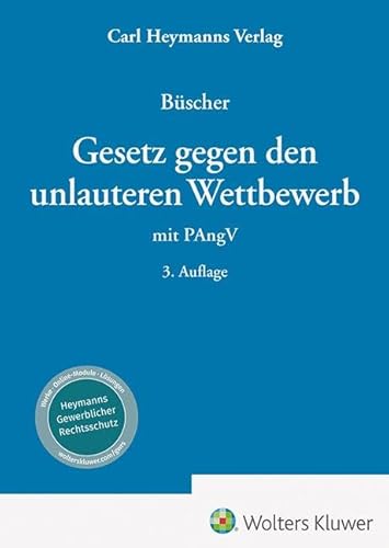 Gesetz gegen den unlauteren Wettbewerb: mit PAngV