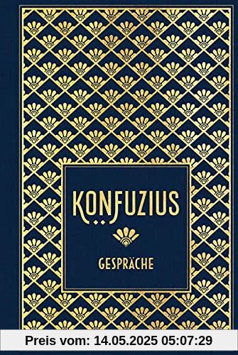 Gespräche: Leinen mit Goldprägung