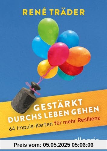 Gestärkt durchs Leben gehen: 64 Impuls-Karten für mehr Resilienz | Das erste Kartenset zum Thema Resilienz für mehr Stabilität und Freude im Leben Gestärkt durchs Leben gehen: 64 Impuls-Karten für mehr Resilienz | Das erste Kartenset zum Thema Resilienz für mehr Stabilität und Freude im Leben