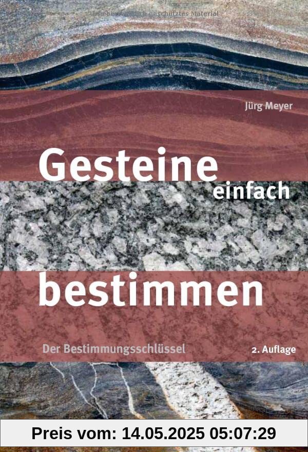 Gesteine einfach bestimmen: Der Bestimmungsschlüssel