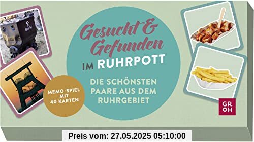 Gesucht & gefunden im Ruhrpott - Die schönsten Paare aus dem Ruhrgebiet: Memo-Spiel mit 40 Karten