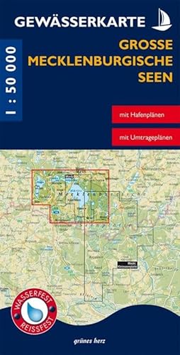 Gewässerkarte Große Mecklenburgische Seen: Nautische Edition. Wasser- und reißfest (Nautische Edition: Gewässerkarten. Wasserfest und reißfest. 1:35.000)