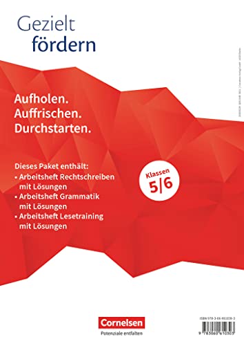 Gezielt fördern - Lern- und Übungshefte Deutsch - 5./6. Schuljahr: Thematische Arbeitshefte - Im Paket