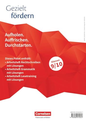 Gezielt fördern - Lern- und Übungshefte Deutsch - 9./10. Schuljahr: Thematische Arbeitshefte - Im Paket Gezielt fördern - Lern- und Übungshefte Deutsch - 9./10. Schuljahr: Thematische Arbeitshefte - Im Paket